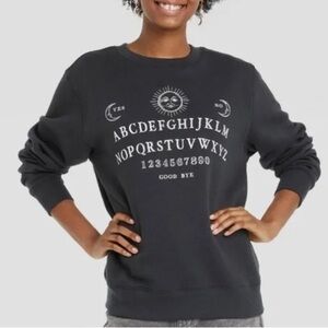 Black Graphic Sweatshirt